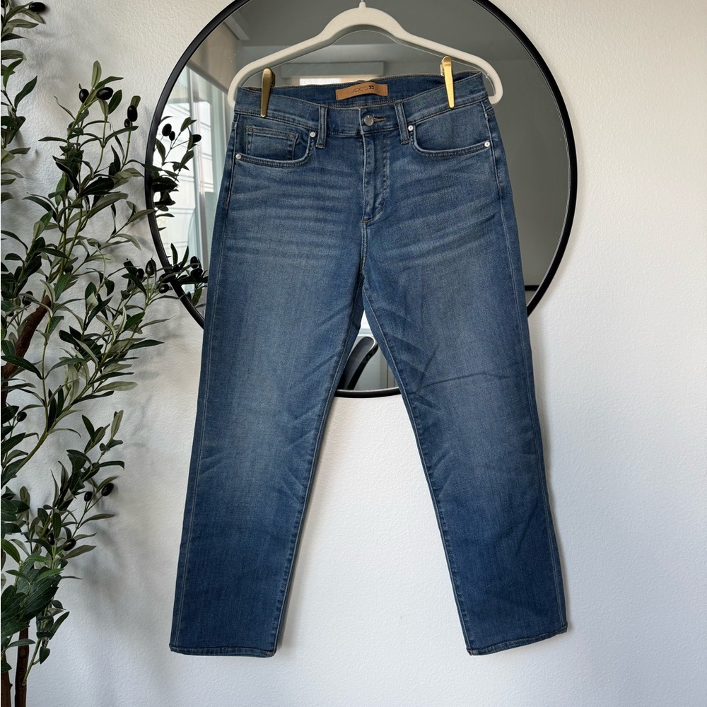 Joe’s Woman Classic Blue Straight Cropped Denim Jeans 32